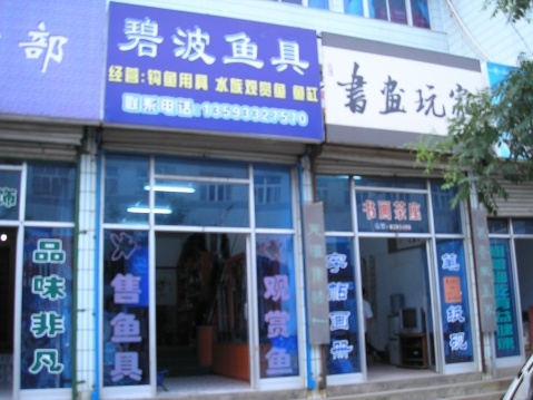 想回家想开个渔具店。有朋友建议开个品牌的渔
