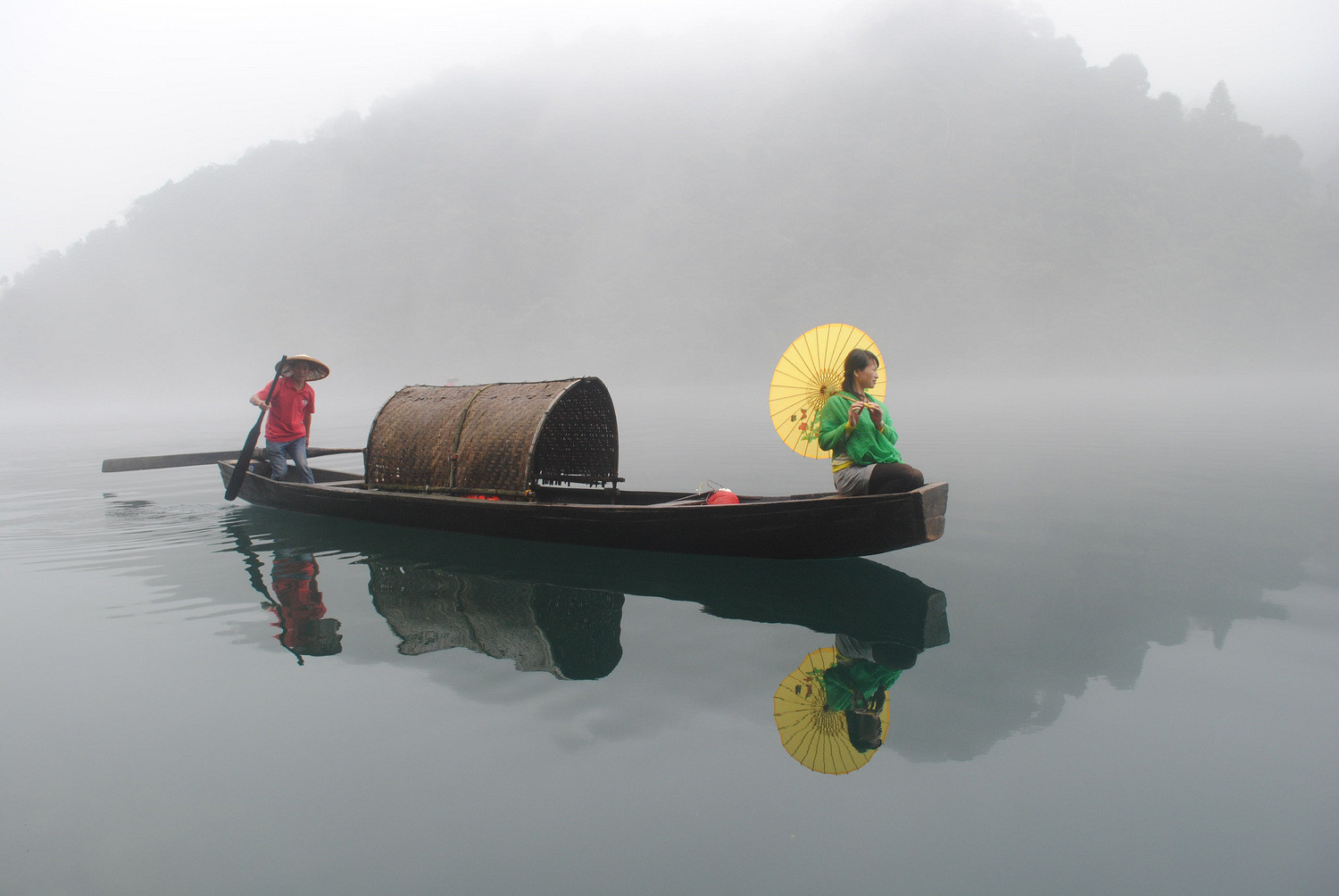 雾漫小东江 - 户外资料网8264.com