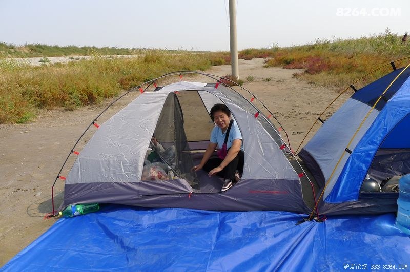 十月七号,埋大锅捡柴火,天津拼客驴行在北大港