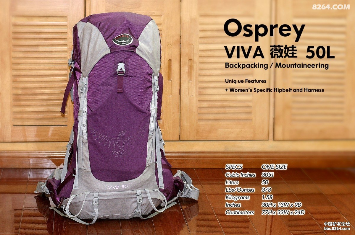 osprey viva 50l