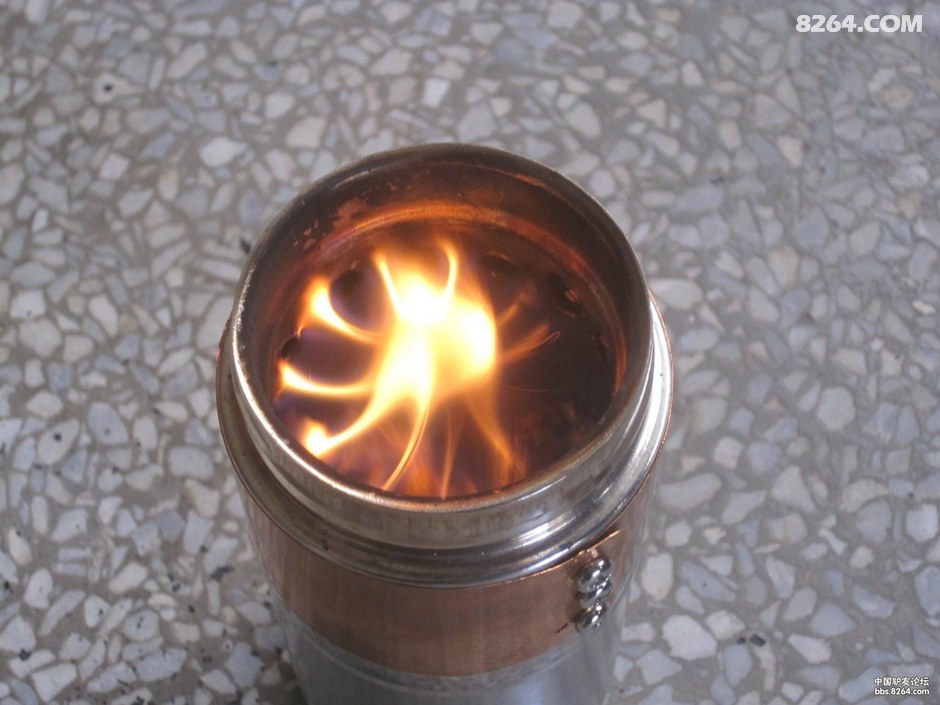 迷你木柴气化炉，超便携实验版