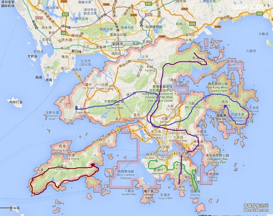 [更新完毕]2014 年春节期间香港麦里浩径凤凰径