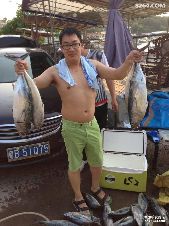 广东惠州港口双月湾约海钓哦!马胶鱼烟仔金枪