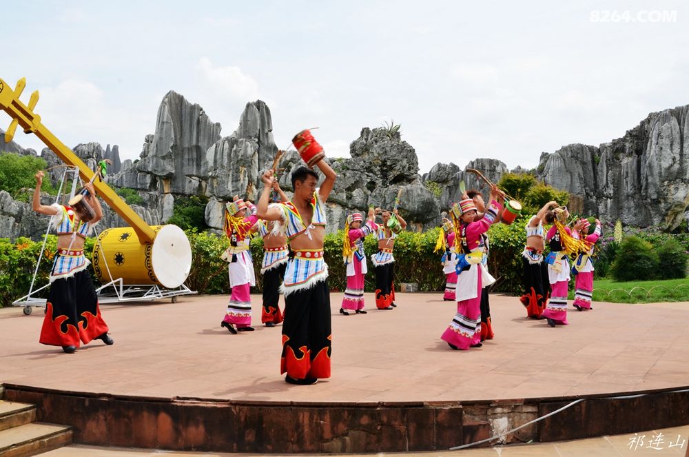 石林观彝族大三弦舞 - 第1页 - 户外摄影 - 户外资