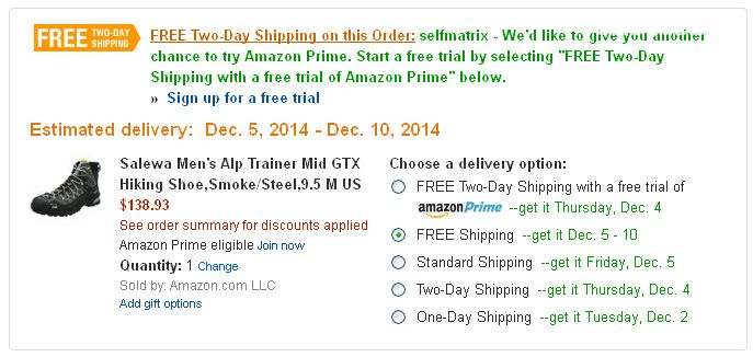 亚马逊折扣码:CYBERWK14,自营部分衣服、鞋