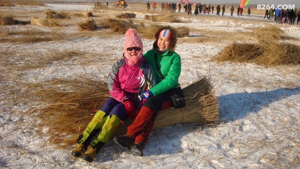 扎龙天鹅湖 冬季捕鱼节 鲤鱼跳龙门 驴欢鱼飞跃