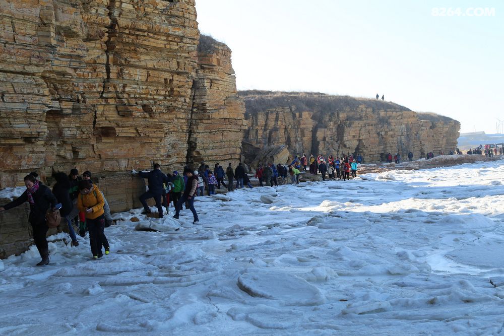 踏冰海看排石初识奇异地质景观 - 第1页 - 辽宁