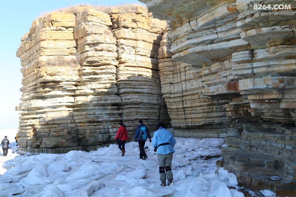 踏冰海看排石初识奇异地质景观 - 第1页 - 辽宁