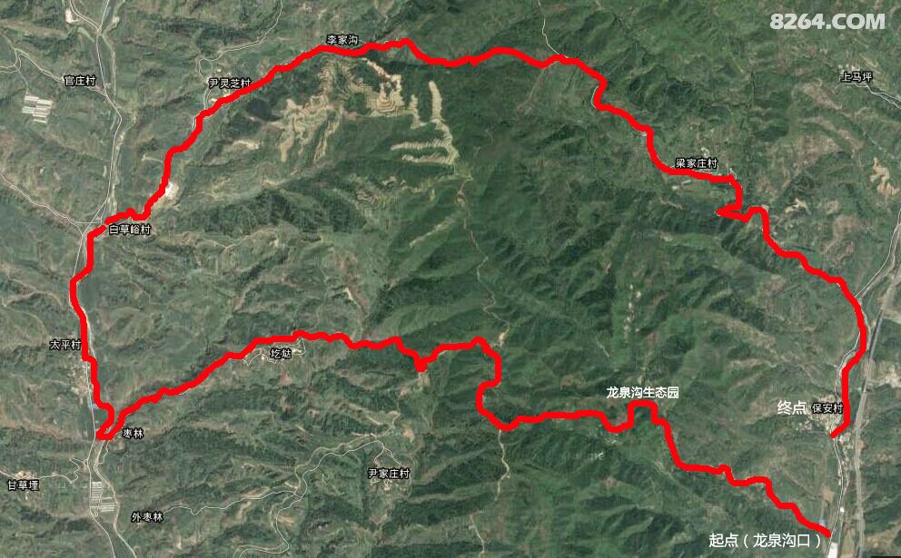 2015-4-18雨中行25公里穿越旧街龙泉沟-寿阳太