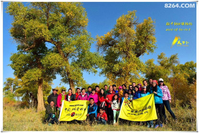 黄色的、虐屁屁的车轮线路,大漠、胡杨、丹霞