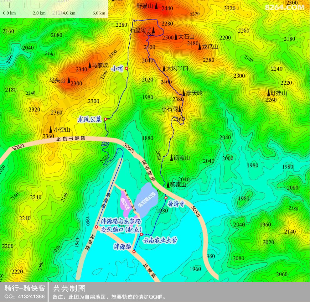 昆明周边骑行路线 地图+轨迹 - 第1页 - 游记攻略
