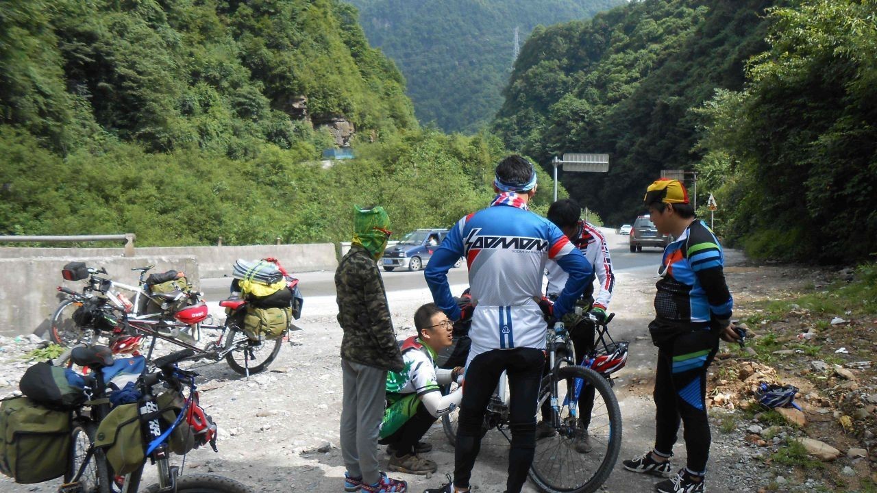[父子进藏,骑行28天] 上阵父子兵,十岁萌娃骑车