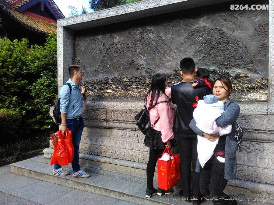 南岳衡山烧香拜佛许愿很灵验大庙还愿磕头注意