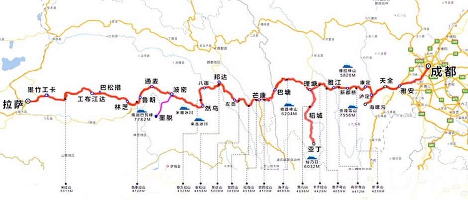 g318国道是中国长度仅次于g219的一条公路,它东起上海人民广场