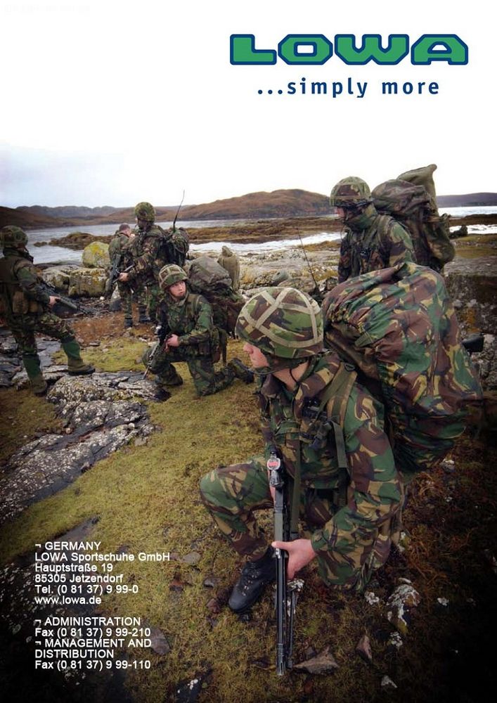 LOWA军靴的广告画 - 装备天下 - 8264手机触屏