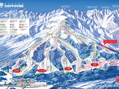 日本白马八方尾根滑雪场(HakubaHappo-one S