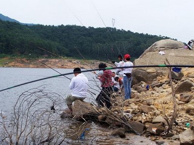 厦门集美坂头水库垂钓钓鱼点在哪里,厦门集美