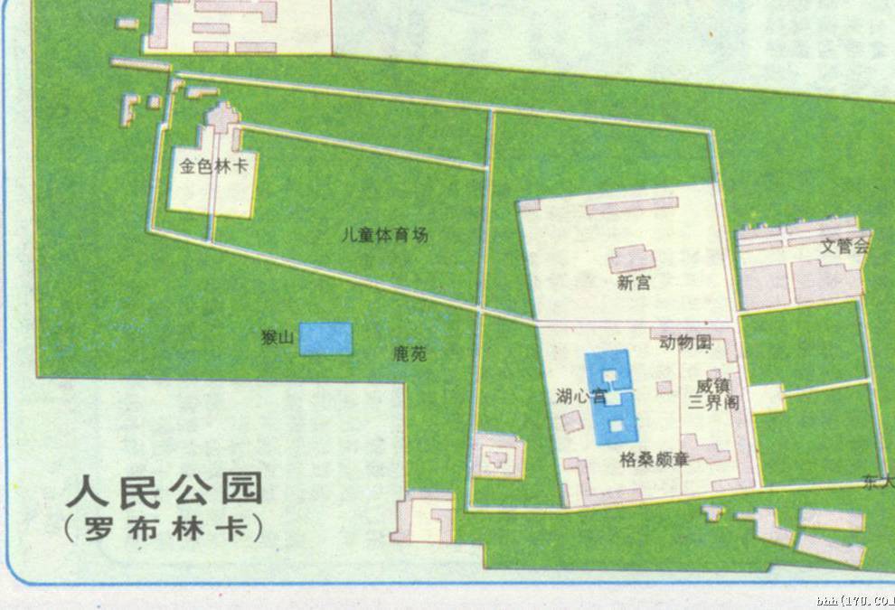 2017最新西藏拉萨罗布林卡地图查询,西藏拉萨