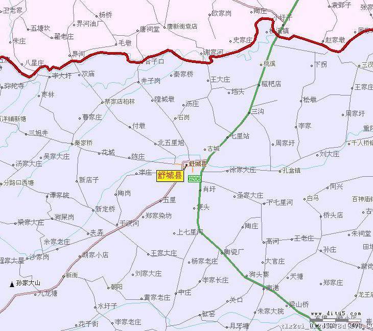 舒城县地图行政区划图全图,舒城县地图行政区