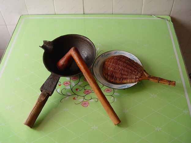 这是打油茶的工具