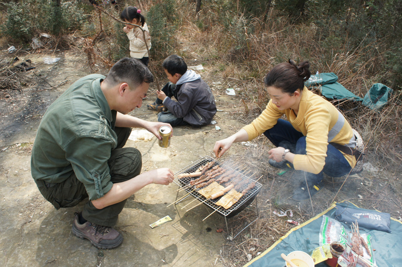 天与户外2012巴中莲花山野炊烧烤