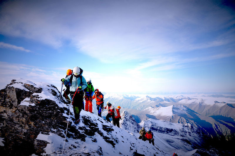 雪宝顶攀登 - 8264.com