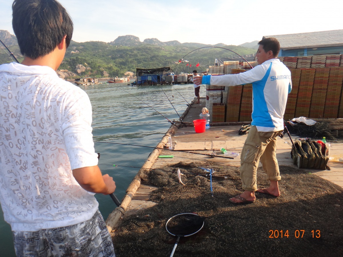 宁德三都澳---鱼排休闲垂钓