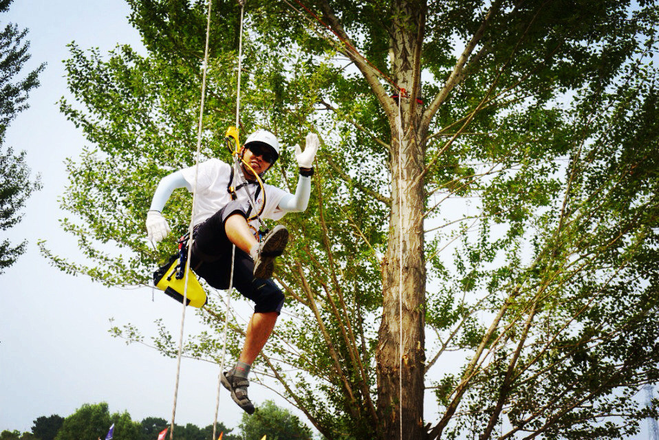 阜新市绳索协会威武丁香湖宿营大会维阿伐木累