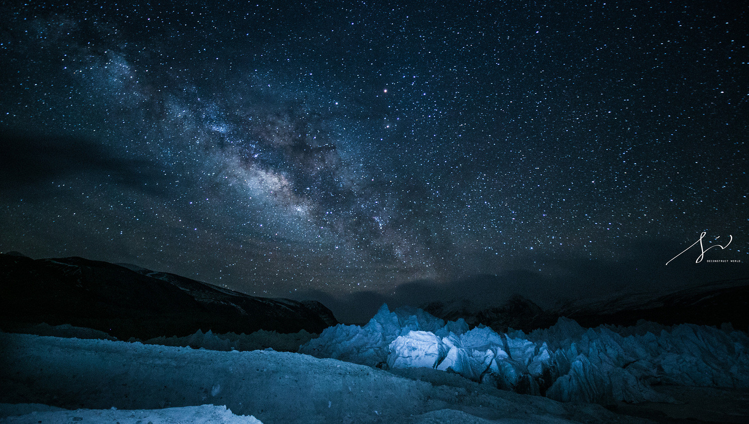 星空下的冰川只属于少数人的冰雪奇缘
