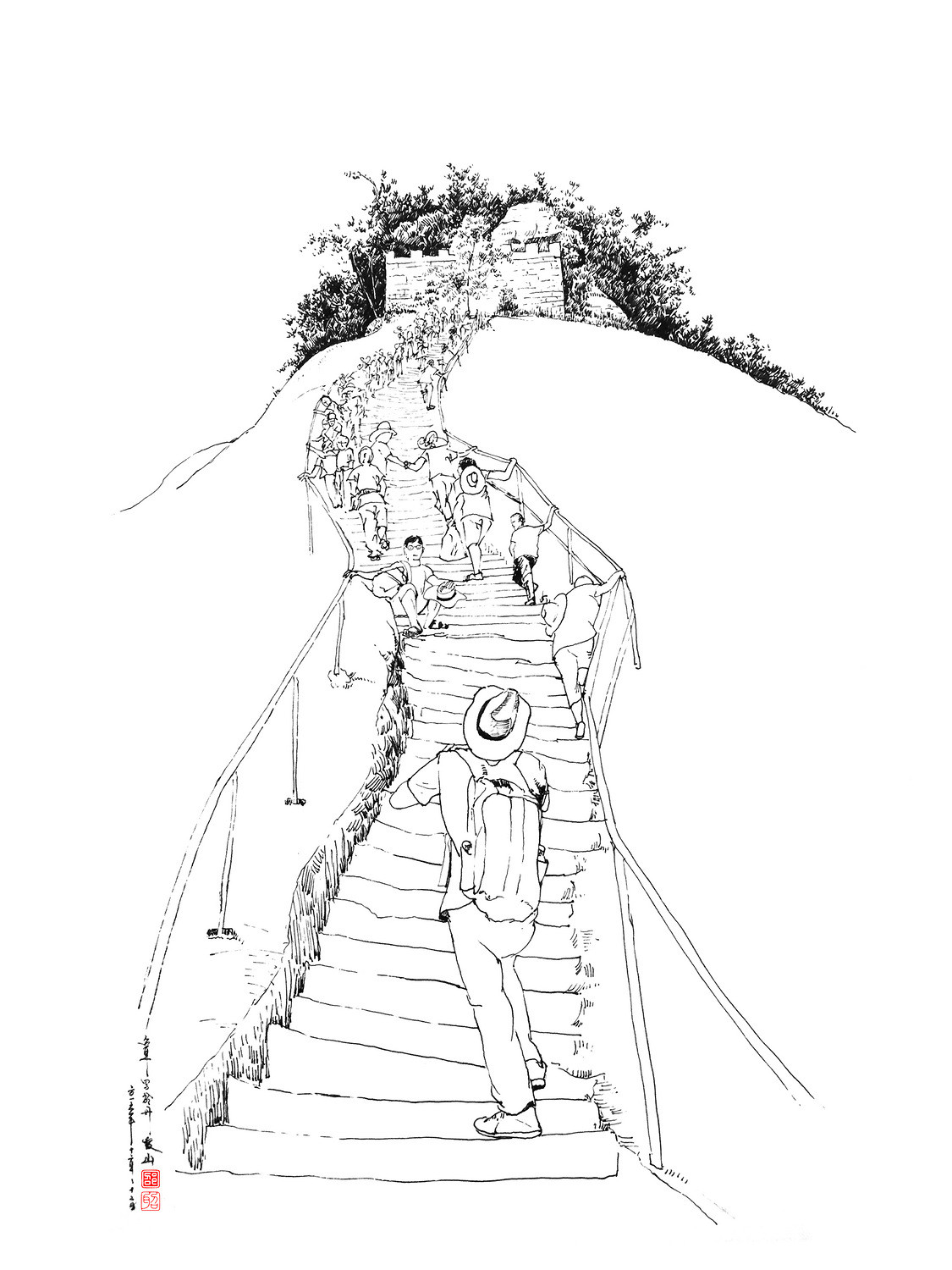 韶关丹霞山写生