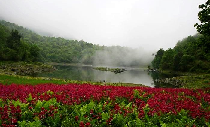 露营月亮湖,拜访孟获城,激情红石滩[石棉]因中到暴雨活动取消