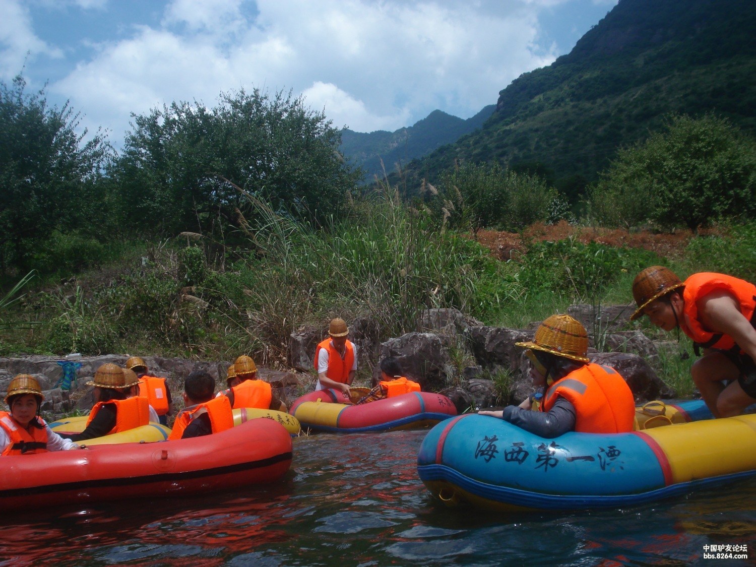 7月7日体验永泰天门山漂流回来咯