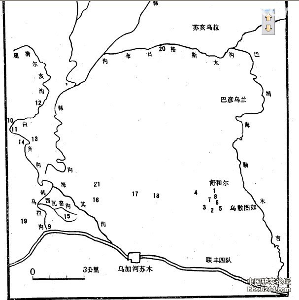 中旗分布地图18�