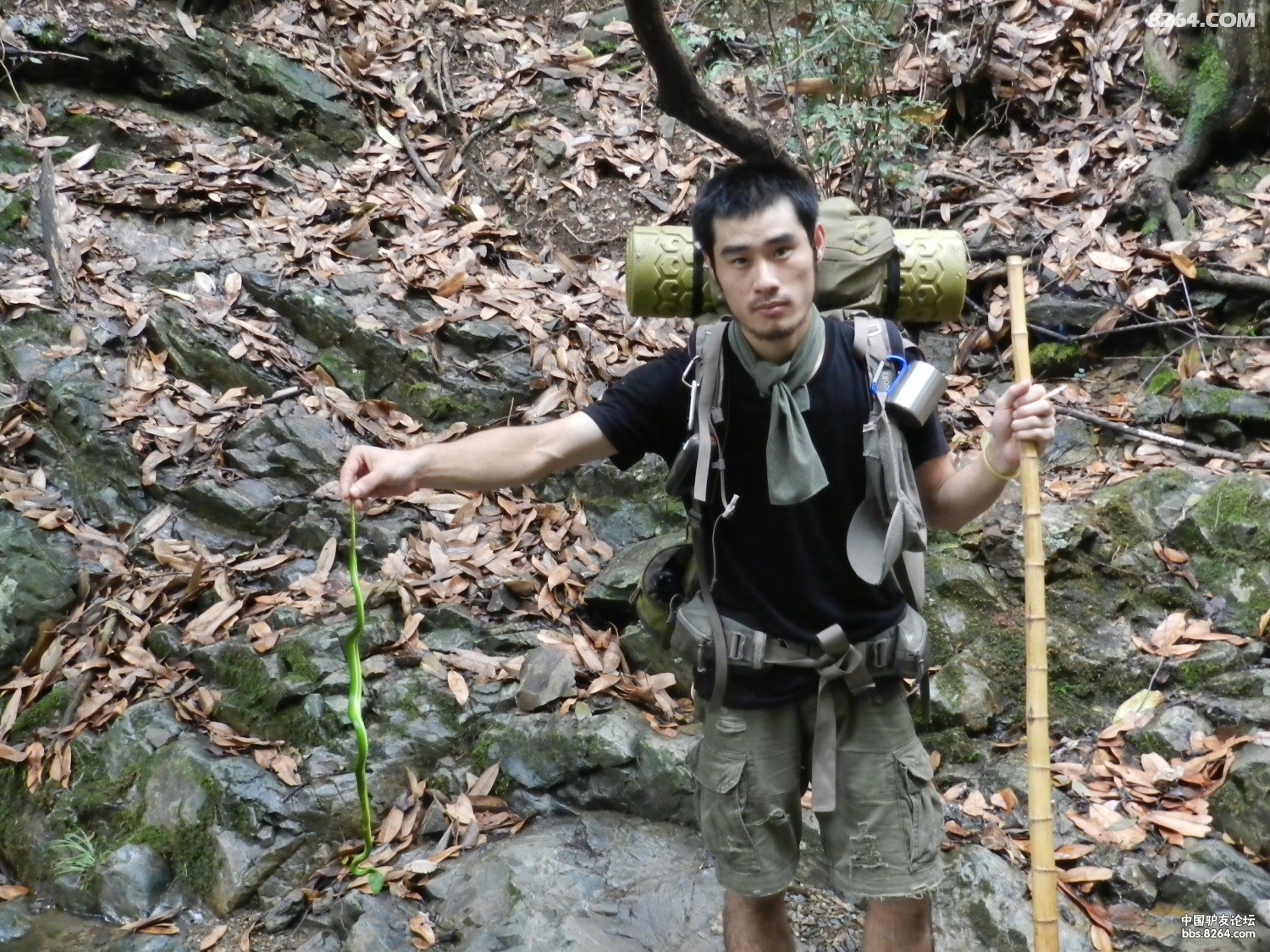 猎人户外精彩自虐:负重穿越肖坑大峡谷(华东第一大峡谷)