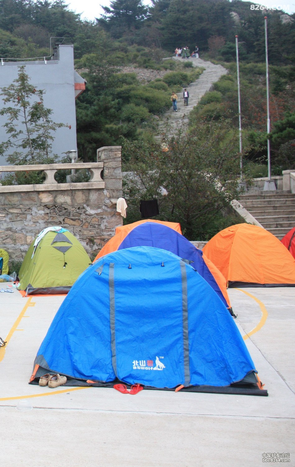泰山赶上登山节