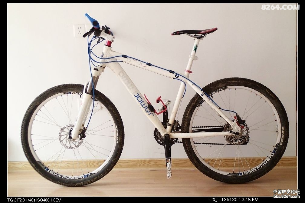 原创实况山地自行车avidjuicy3油碟补换油