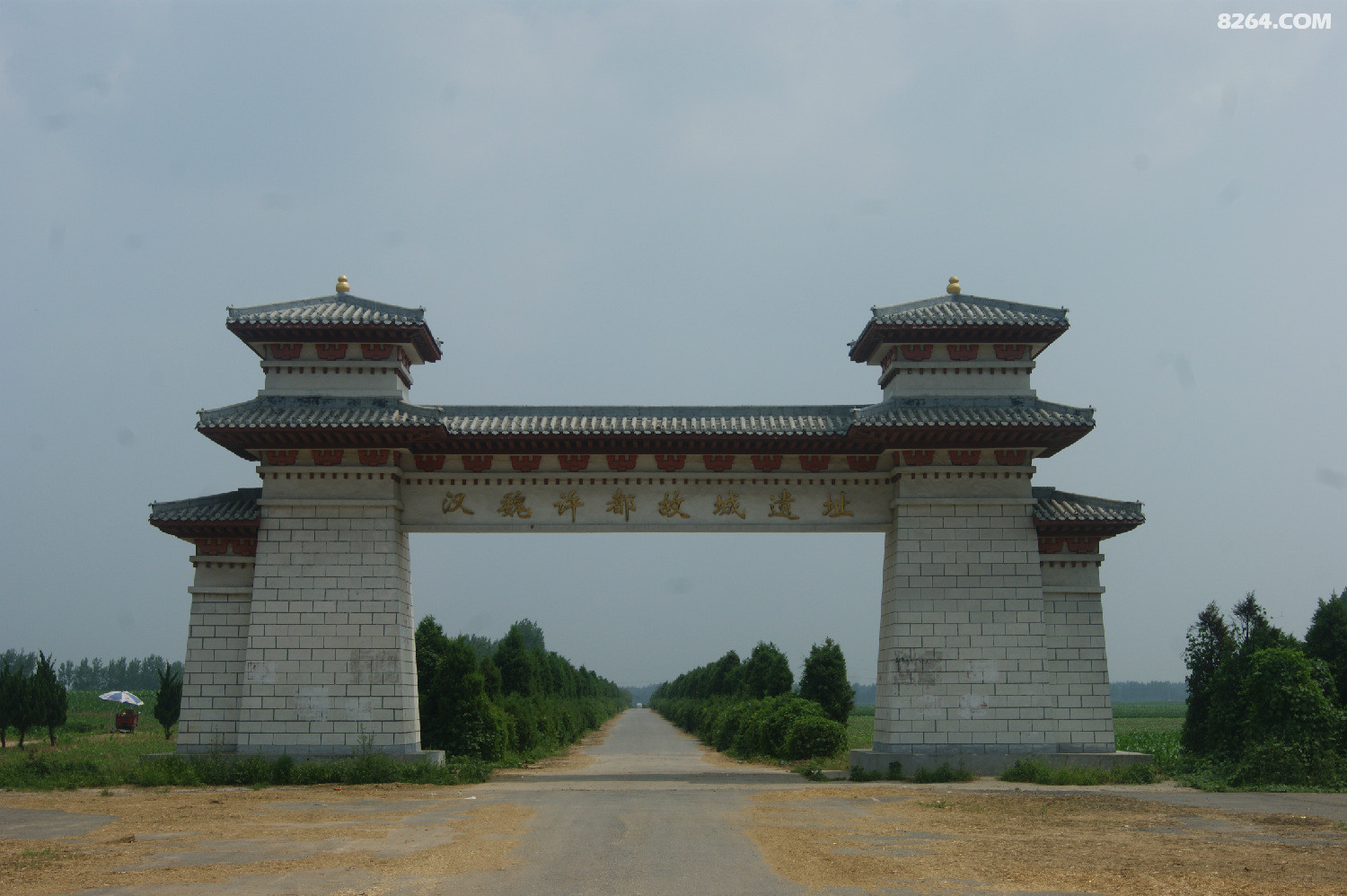 5日摩托车行走许昌寻访三国遗址汉魏故城议事台献帝庙禅让台伏皇后墓
