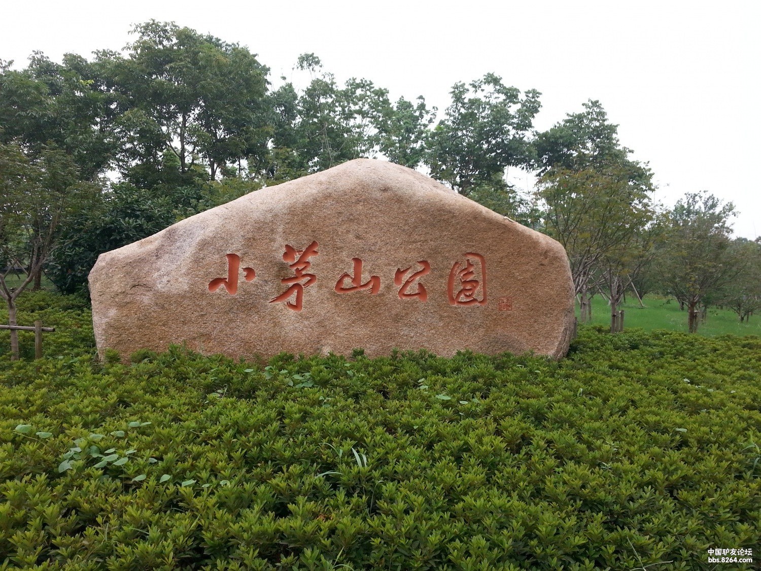 徒步苏州新区生态城见证小茅山公园的美丽风光