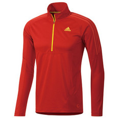 adidas�����ϴ�˹��TS LS 1/2 Zip T ������֯����������T��