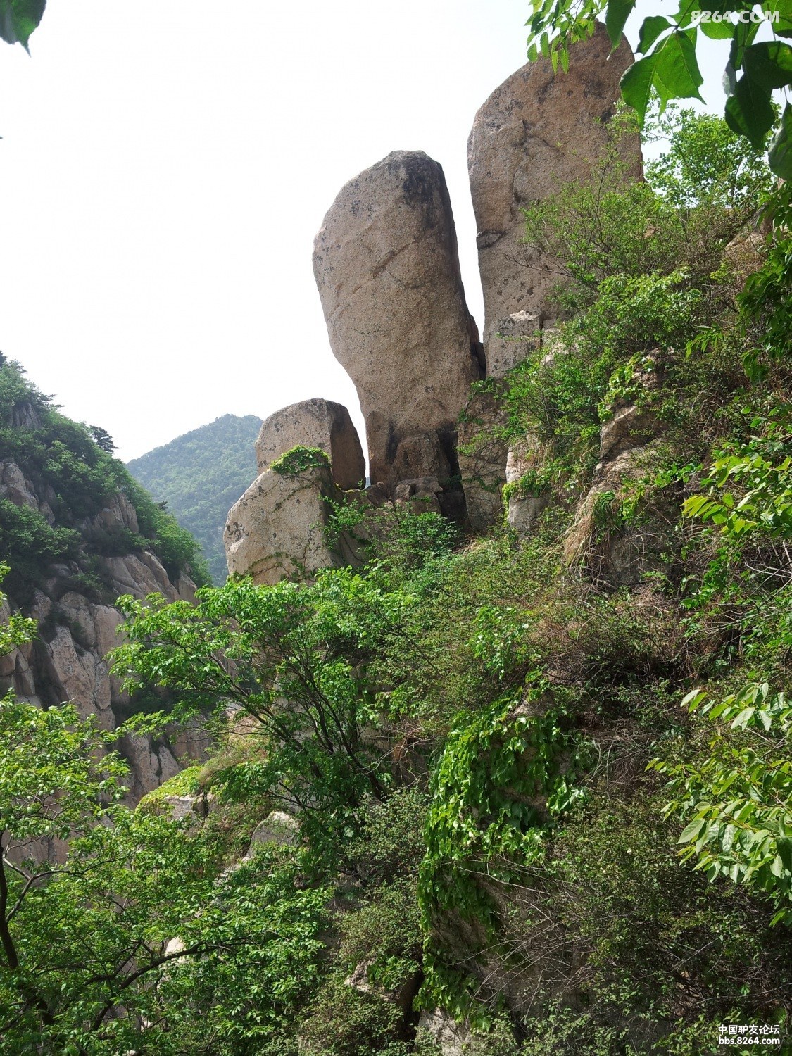 沂蒙山户外:10月7号 蒙山72崮 之 大天崮 东西攀爬 北下歇脚台.[临沂]