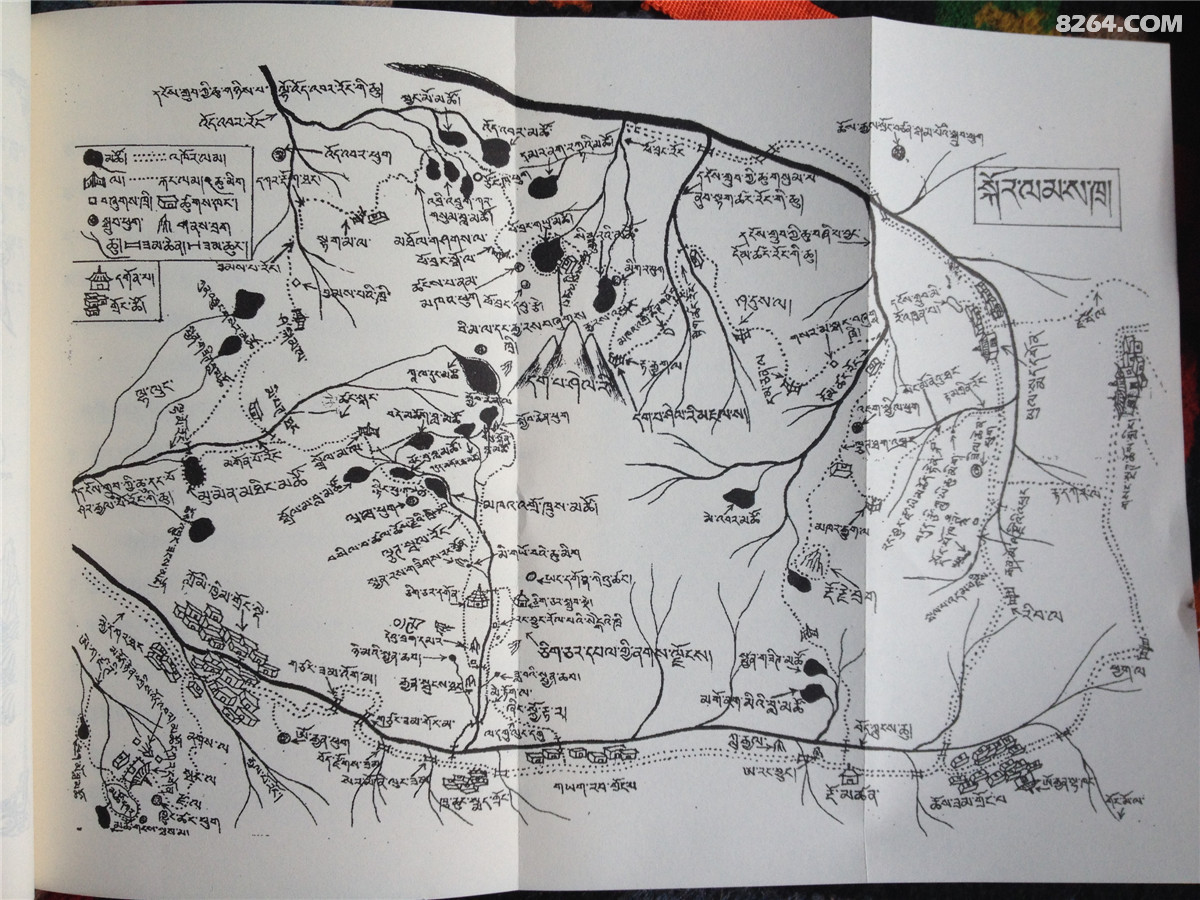 揭秘扎日神山转山地图上杂日神山部分地名的勘误
