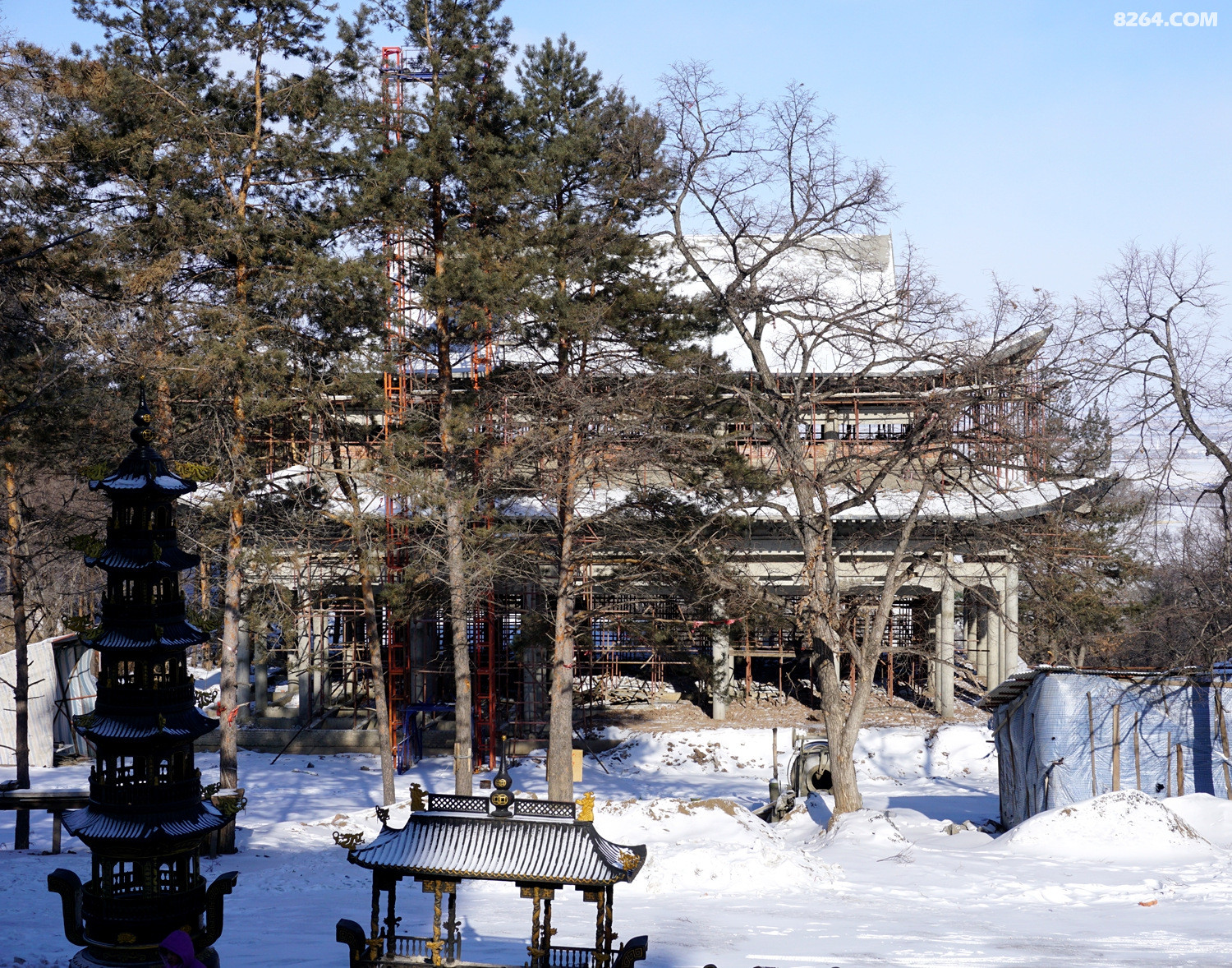 二克山楞严寺游玩