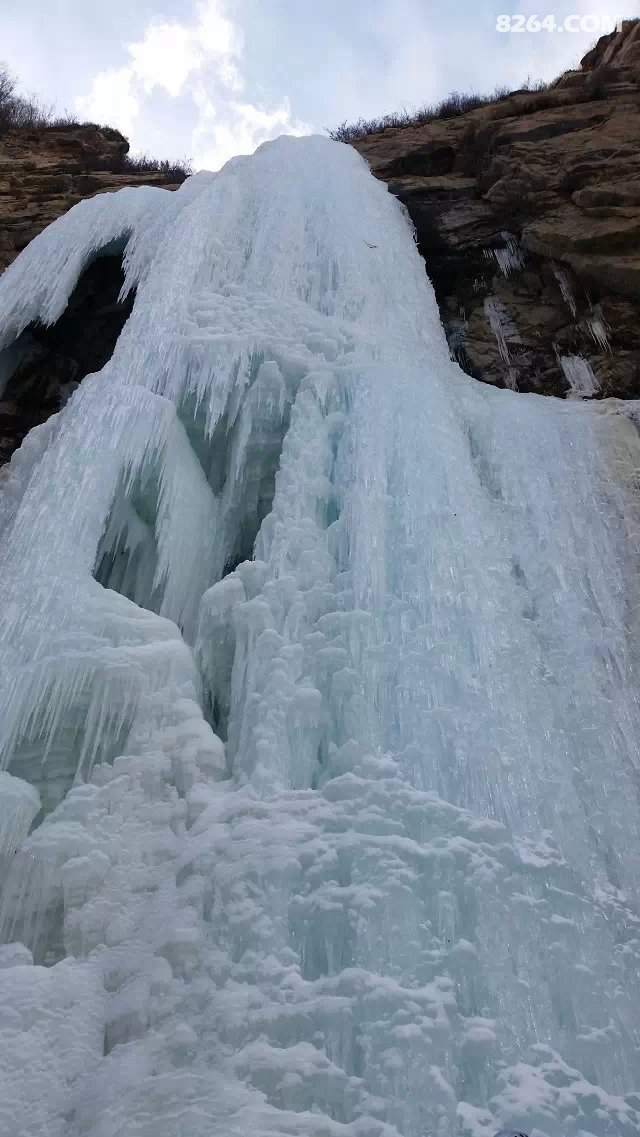 游古村观冰瀑学攀冰手机拍保定阜平鸡蛋石村两日游记