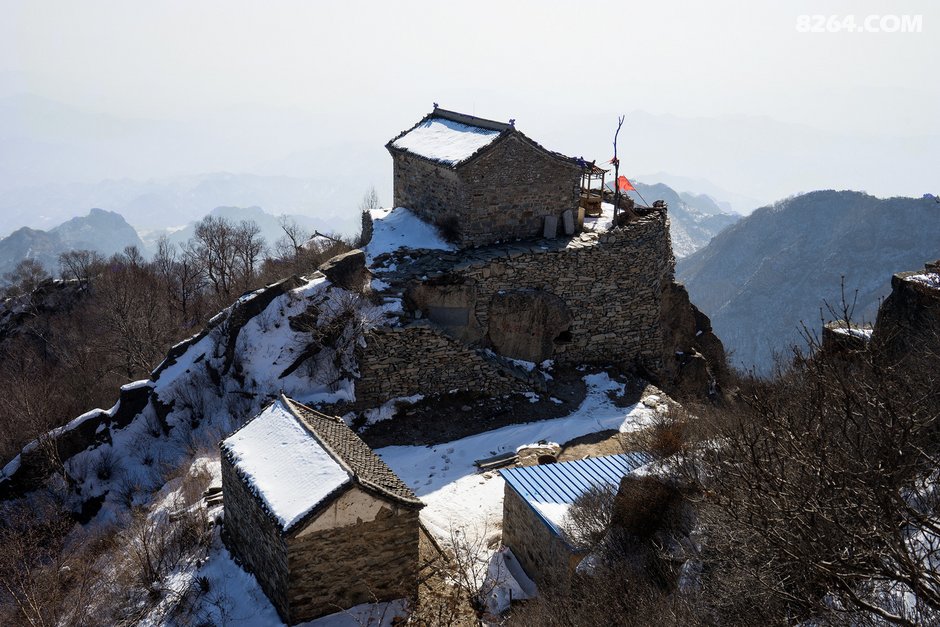 皑皑白雪路神仙山里寻神仙初五古北岳穿越