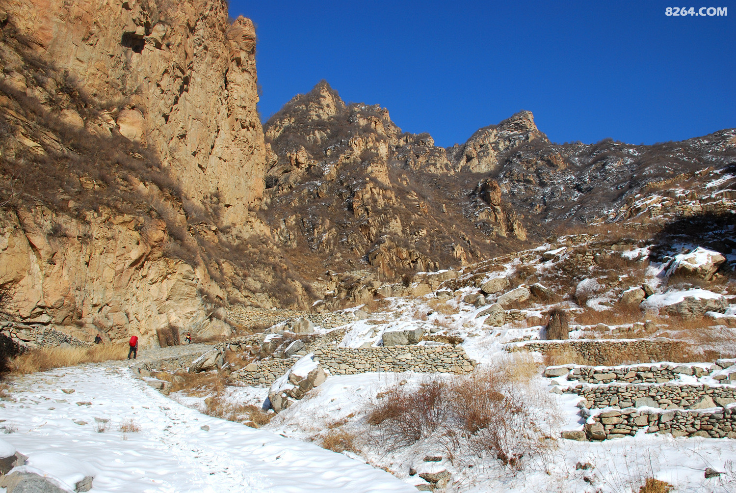 皑皑白雪路神仙山里寻神仙初五古北岳穿越