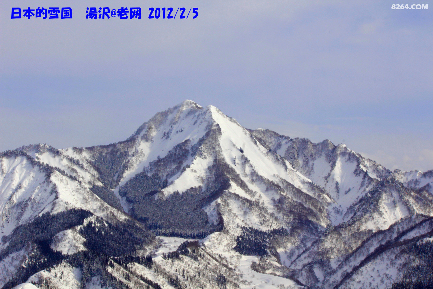 日本的雪国汤泽镇一进入冬季汤泽镇就进入了雪的世界