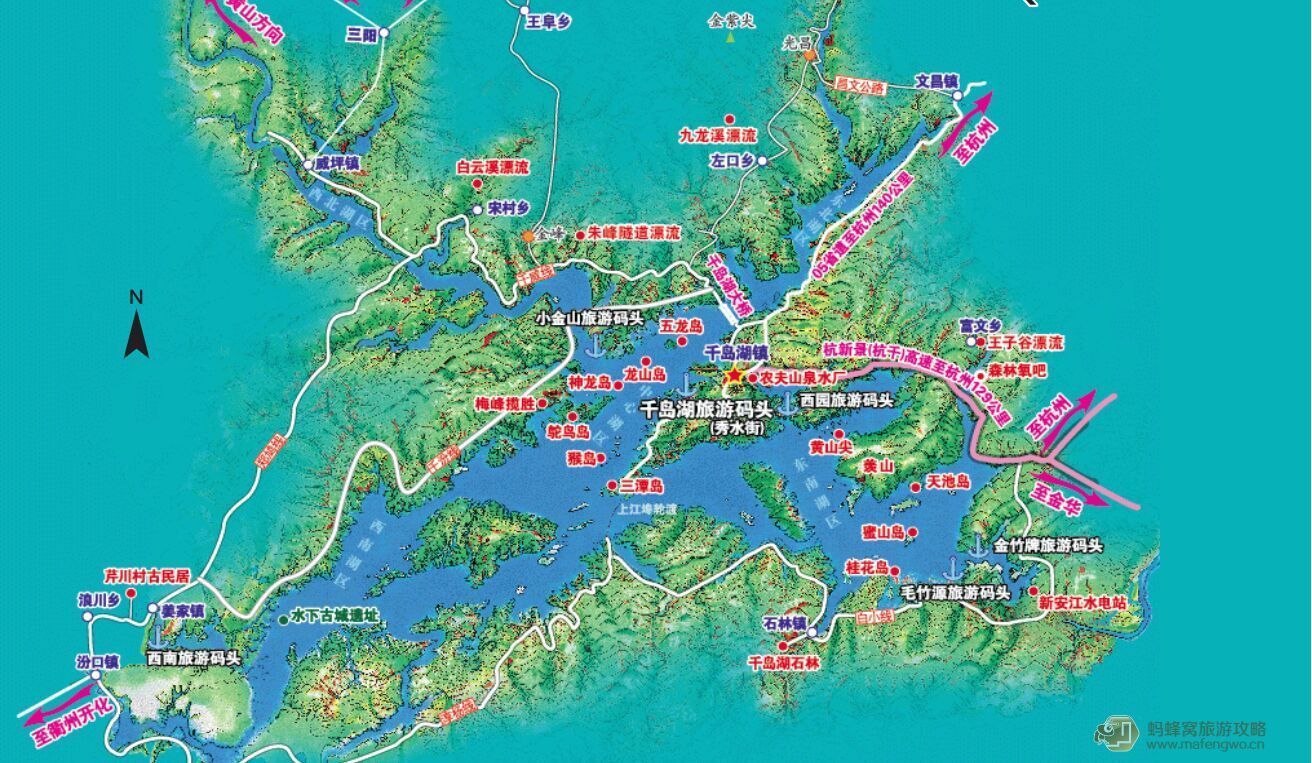 千岛湖水在中国大江大湖中位居优质水之首.千岛湖景区