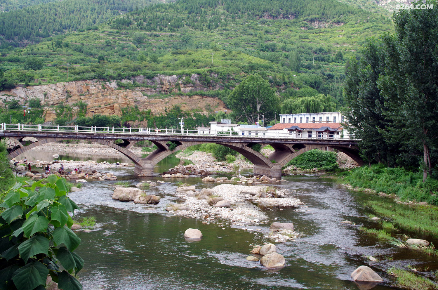 博山池上郝峪山水