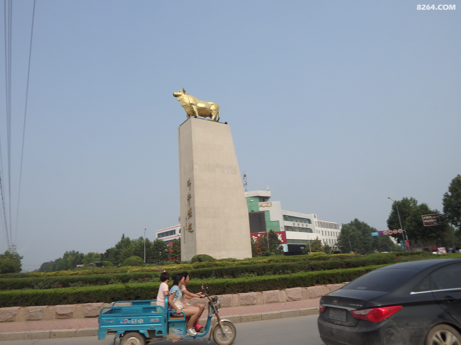 骑行在临邑观卧牛崛起