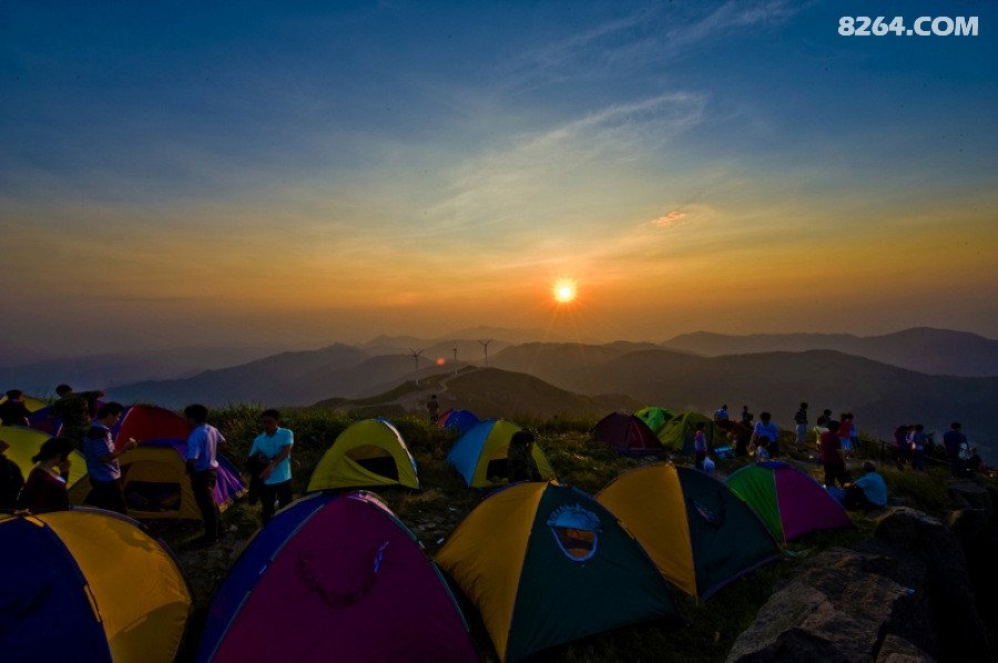 无锡虎贲户外俱乐部10月24日10月25日诸暨东白山重装露营2日